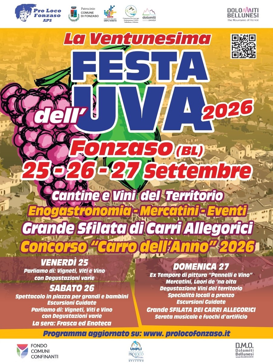 locandina Festa dell'Uva di Fonzaso